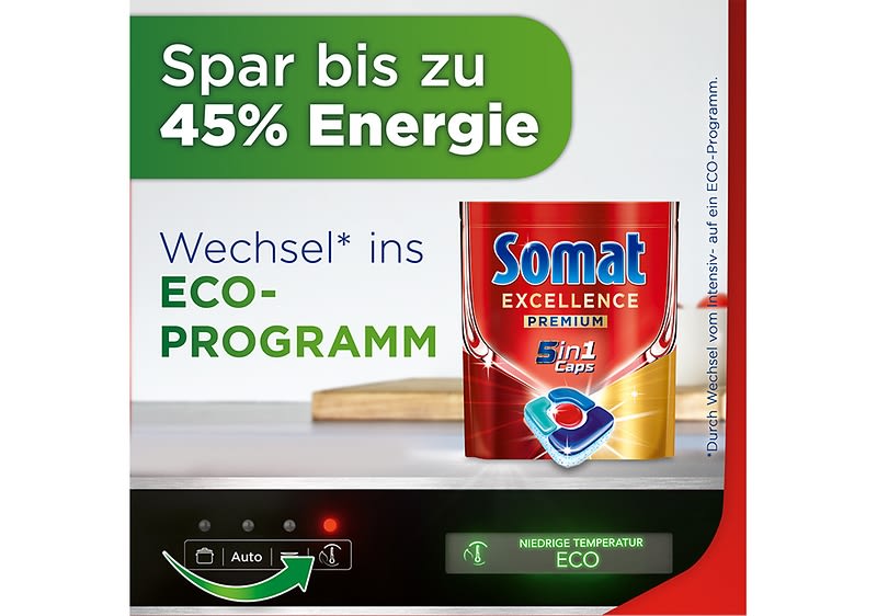 bis zu 45% Energie sparen mit Somat