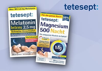tetesept Produkte zur Beruhigung für Tag & Nacht