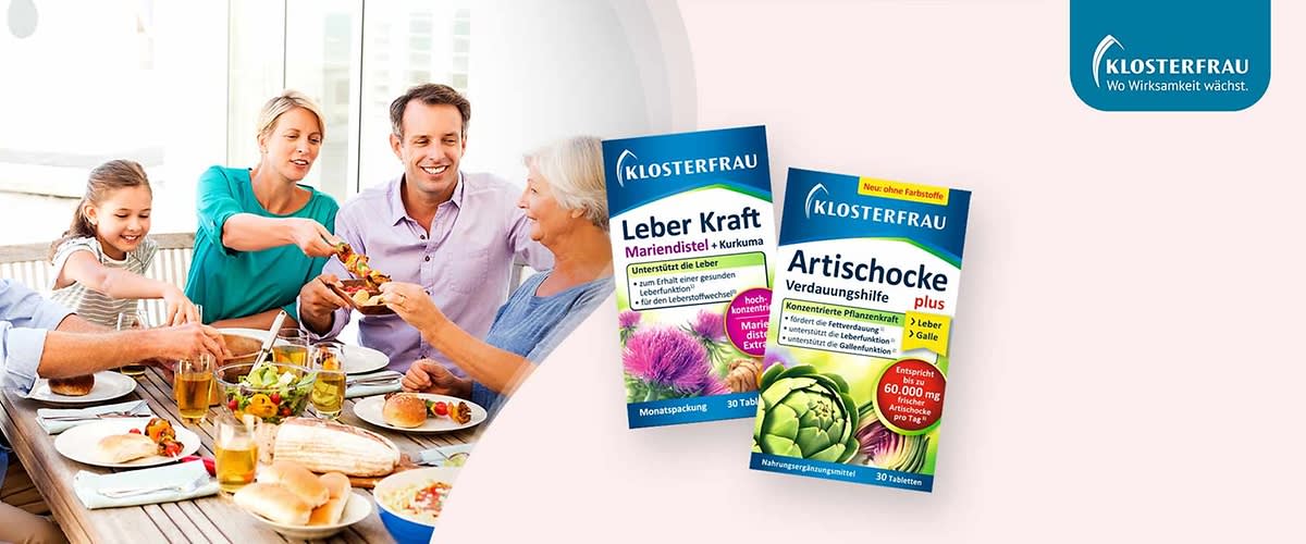Zwei Packungen Klosterfrau Nahrungsergänzungsmittel