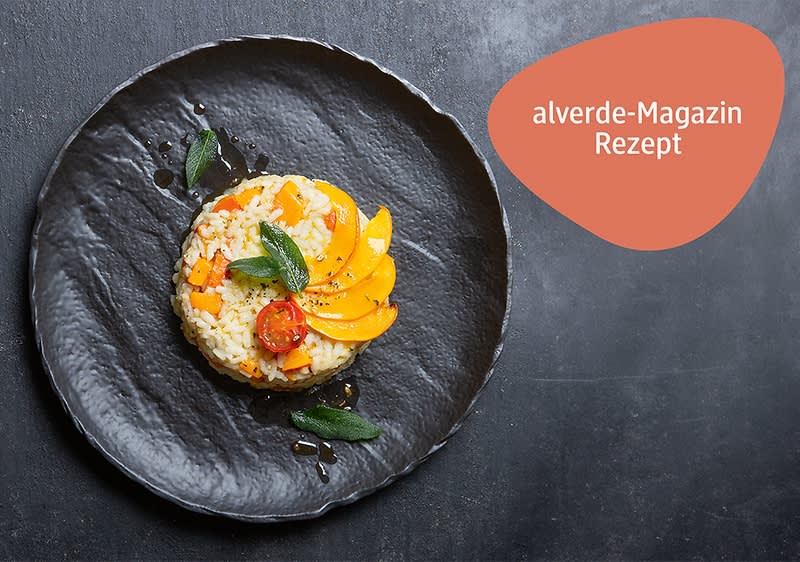 Risotto mit Kürbis und Minze