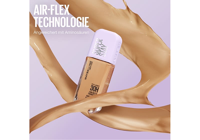 Maybelline Super Stay Foundation mit Air-Flex Technologie