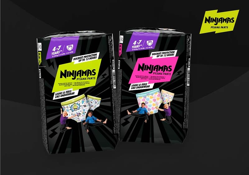 Entdecke die Ninjamas Pyjama Pants von Pampers.