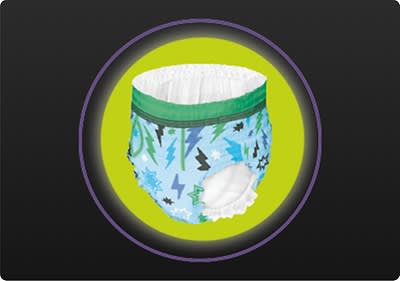 Pampers Ninjamas Pyjama Pants bieten ein Tragegefühl wie Unterwäsche.