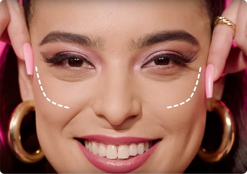 Anwendung Buttermelt Blush