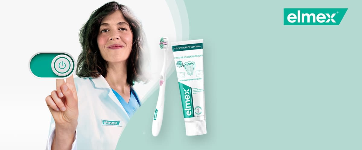 Zahnbürste und Zahnpasta von Elmex