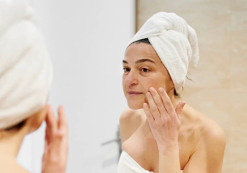 Haut in den Wechseljahren