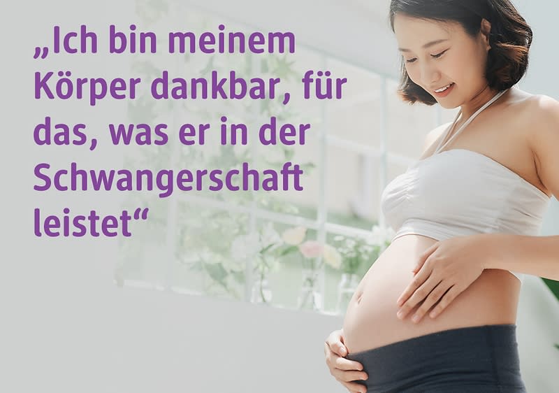 Ich habe Vertrauen in das, was mein Körper während der Schwangerschaft leistet