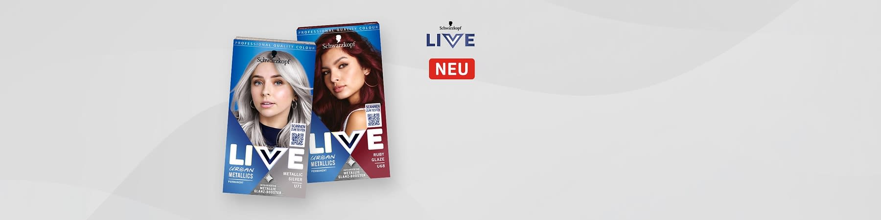 Zwei Packungen Haarfarbe von Schwarzkopf
