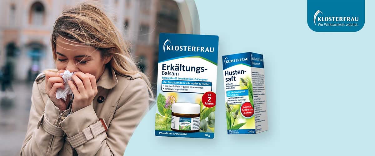 Erkältungsbalsam und Hustensaft von Klosterfrau