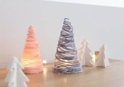 Tannenbaum aus Wolle