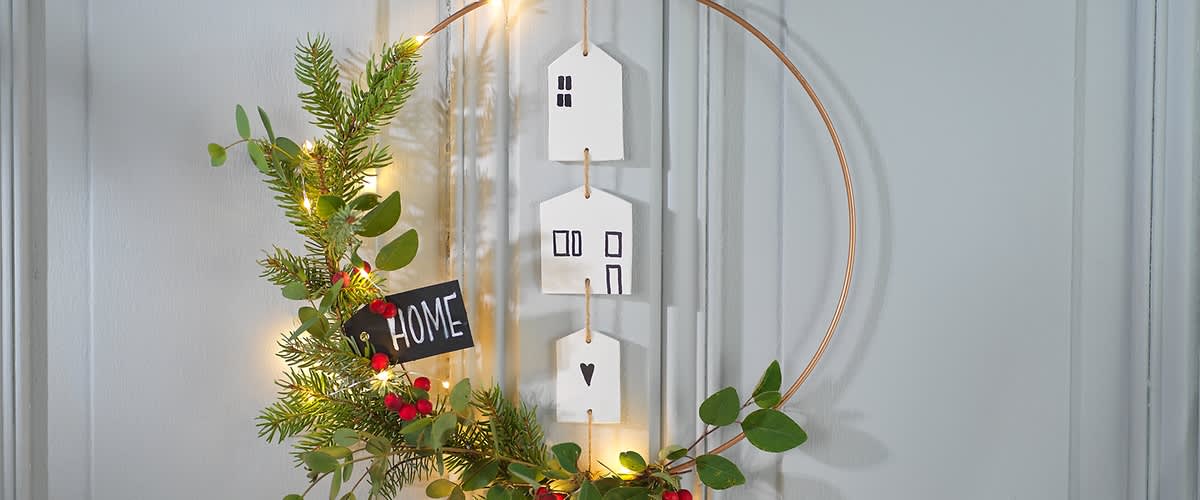 Häuserkranz aus Modeliermasse