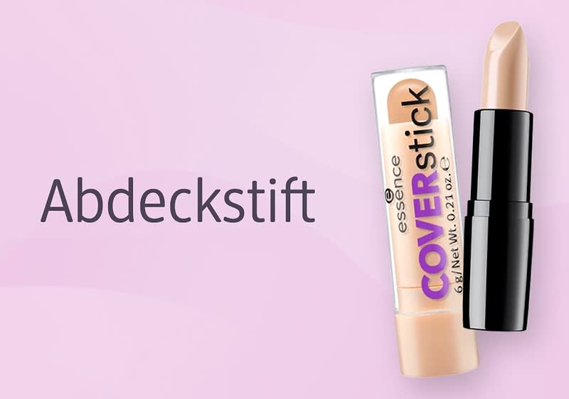 Abdeckstift auf rosa Hintergrund