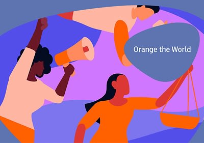 Symbolisierung Orange The World