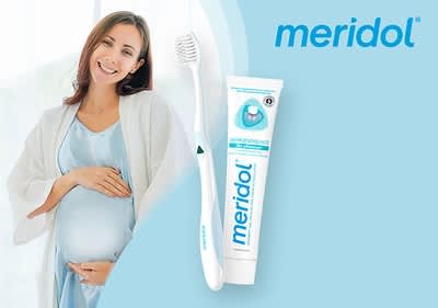meridol Schwangerschaft Zahngesundheit Bühne