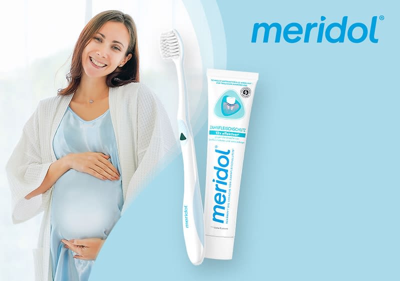 meridol Schwangerschaft Zahngesundheit Bühne
