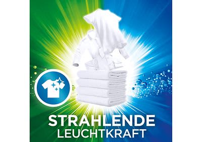 Persil Tiefenrein lässt Deine Wäsche strahlend leuchten.