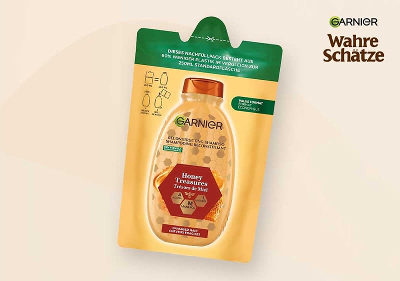 Garnier Wahre Schätze Shampoo Nachfüllpacks