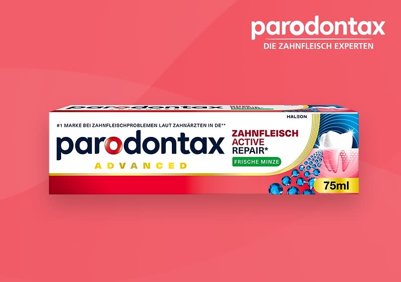 parodontax Bühne allgemein