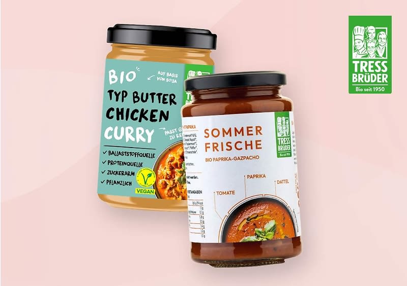 Zwei Gläser Bio-Curry von TressBrüder