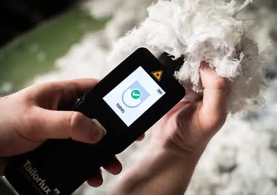 Messung des Baumwollanteils