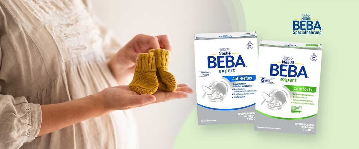 BEBA Spezialnahrungen zum Diätmanagement für Babys mit besonderen Bedürfnissen.