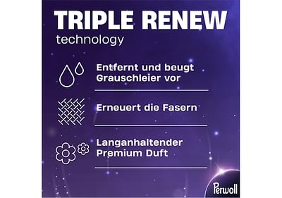 Perwoll Triple Renew Technologie Vorteile