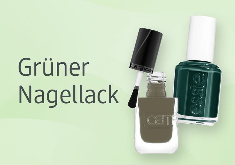 Grüner Nagellack