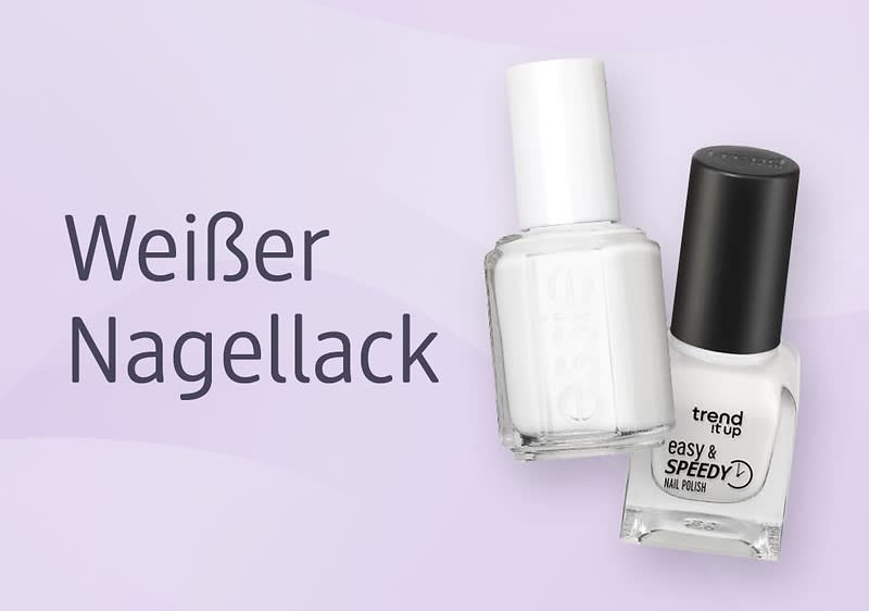 Weißer Nagellack