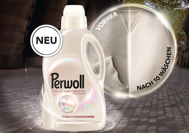 Vorher Nachher mit Perwoll