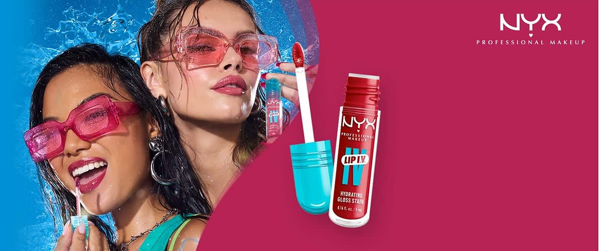 Roter Lipgloss mit Applikator von NYX