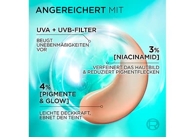 Produkt mit Textur und Benefits