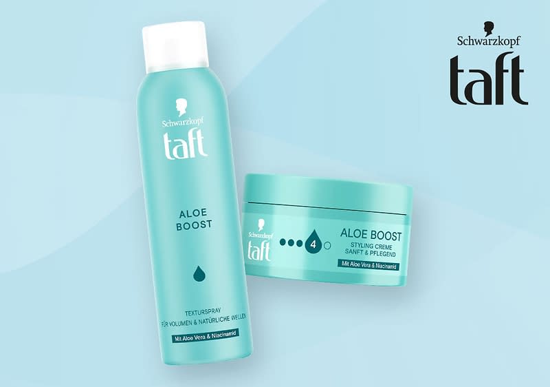 Taft Aloe Boost Produkte für mehr Feuchtigkeit