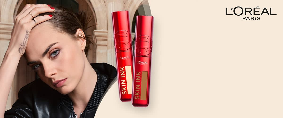 Zwei rote L'Oréal Skin Ink Concealer