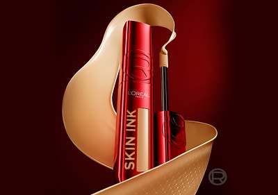 Roter Skin Ink und Applikator