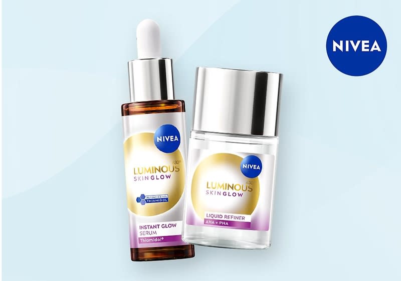 Zwei Nivea Luminous Skin Glow Produkte