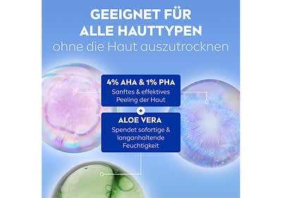 Collage aus Text und Hautpflege-Inhaltsstoffen