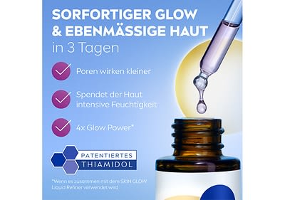 Serumflasche mit Pipette und Text