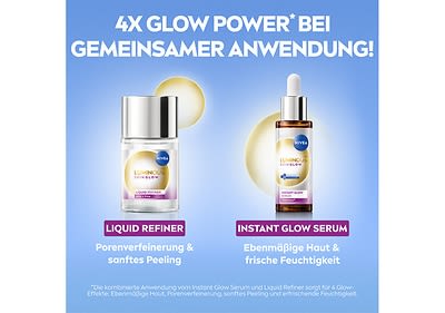 Zwei Nivea Hautpflegeprodukte mit Textbeschreibung