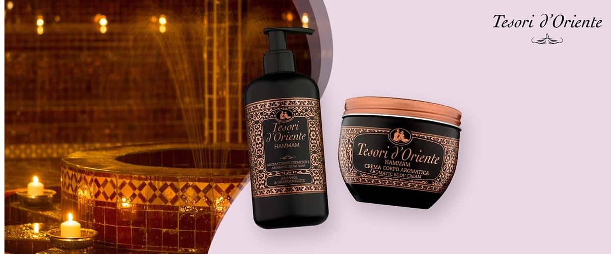 Zwei Tesori d'Oriente Hammam Produkte