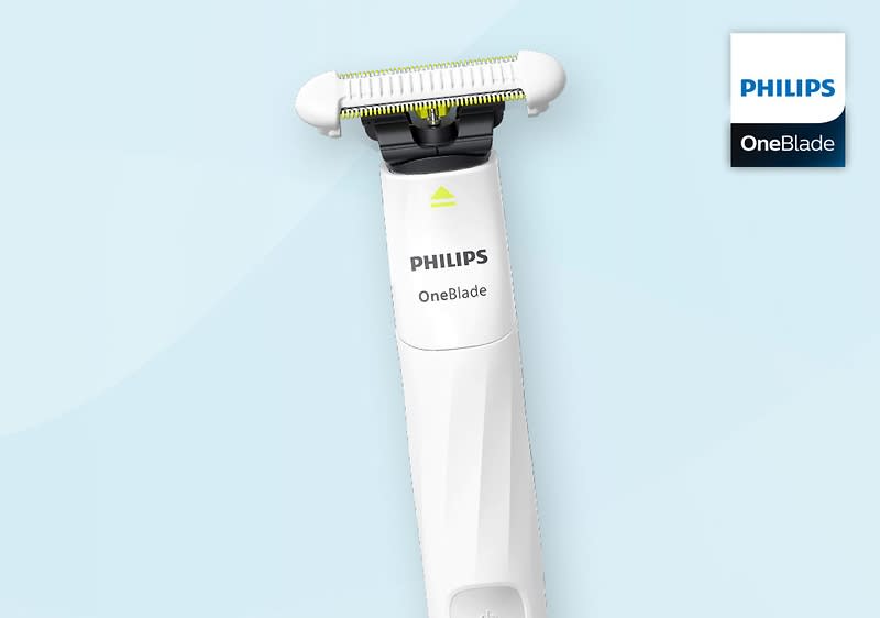 Philips OneBlade Rasierer für empfindliche Stellen