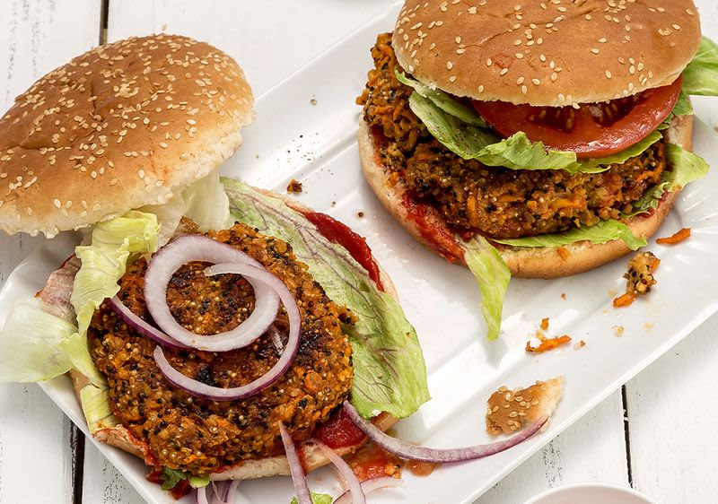 Burger mit Quinoa Rezept