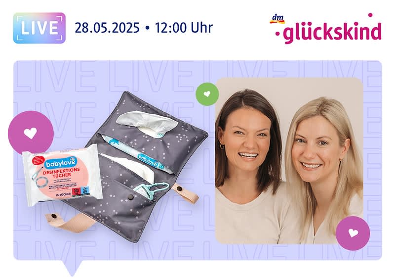 28.05.2025, 12:00 Uhr, Anja und Marie von HALLOHEBAMME mit Produkten für Babys