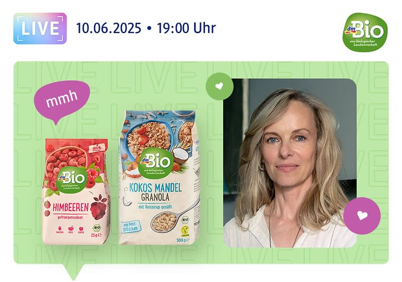 10.06.2025, 19:00 Uhr. Bettina Rust und Produkte