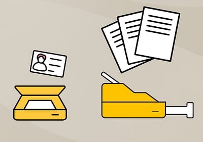 Scanner, Ausweis, Dokumente, Drucker