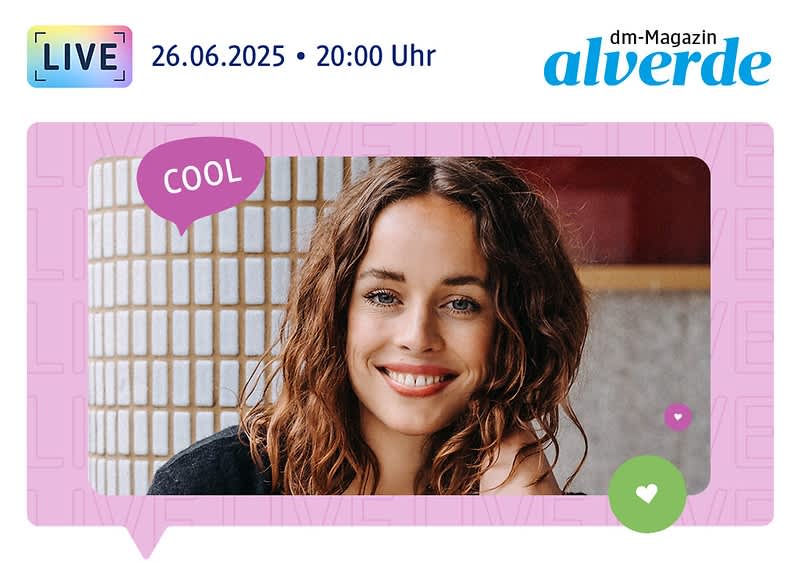 26.06.2025, 20:00 Uhr: alverde-Inspirationstalk, Linda-Marlen Leineweber lächelt in die Kamera