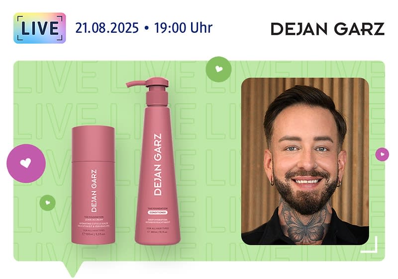 15.04.2025, 19:00 Uhr, Dejan Garz und Produkte aus seiner Kollektion