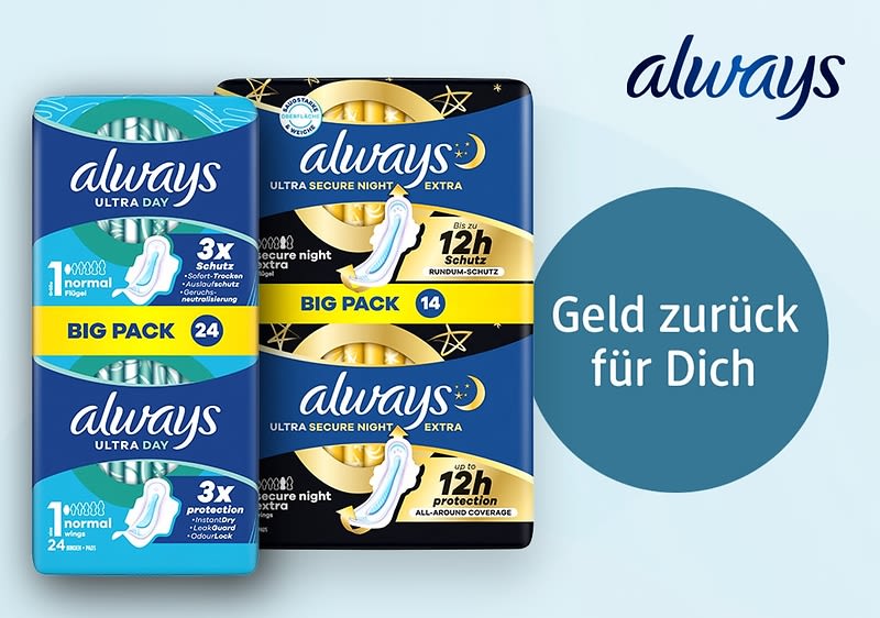 Effektive Damenhygiene von ALWAYS kaufen | dm