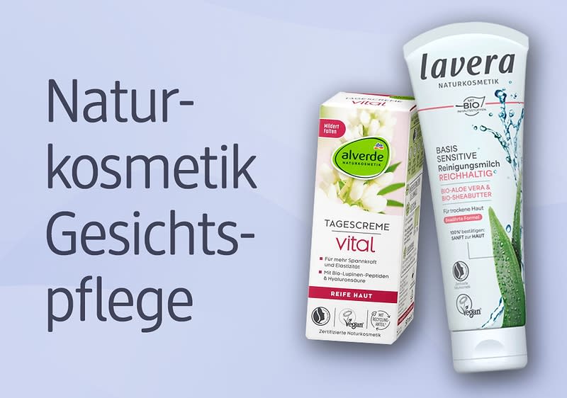 Teaser Naturkosmetik Gesichtspflege