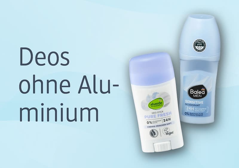 Deos ohne Aluminium für natürliche Frische