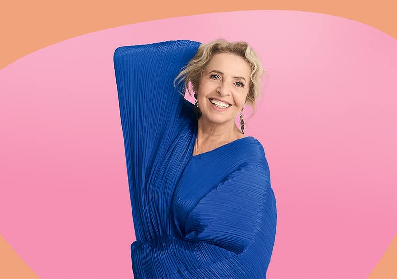 Portrait von der deutschen Schauspielerin Michaela May